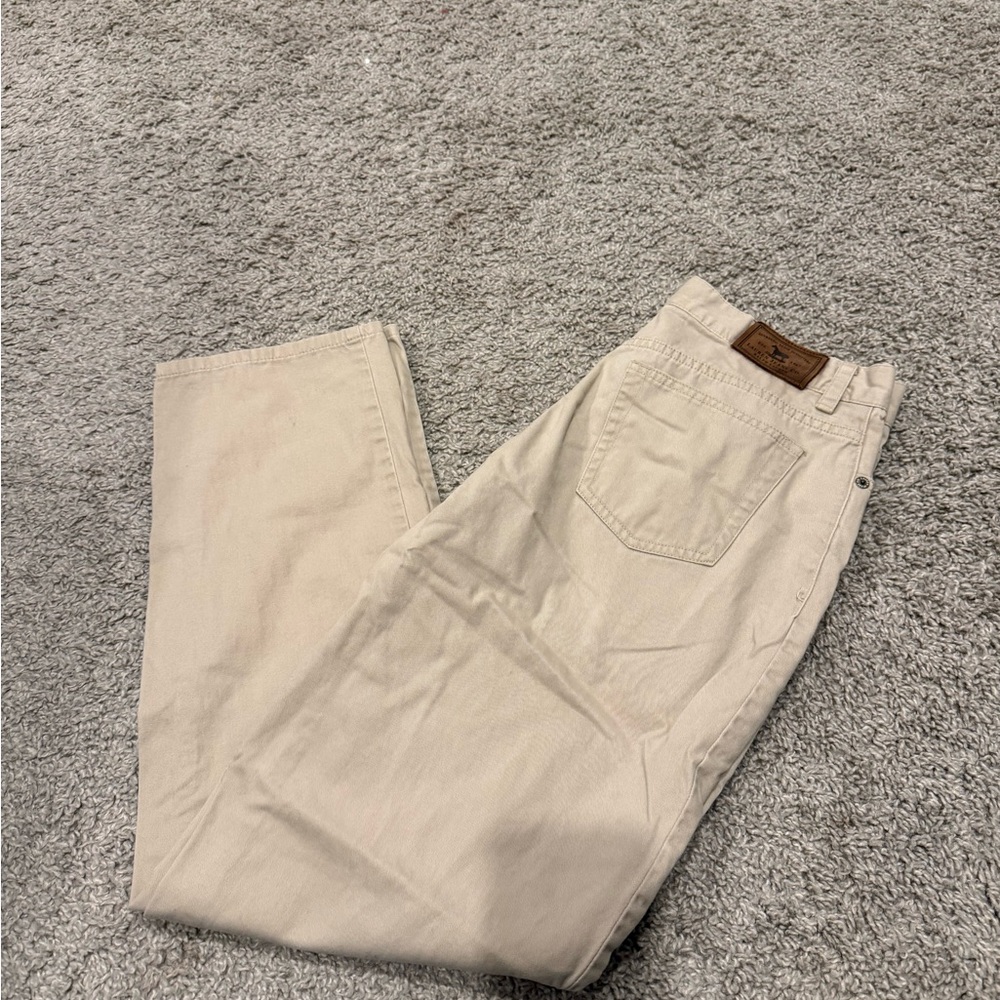 Ralph Lauren Cream Denim Pants